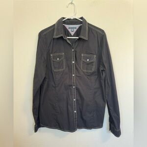 EUC Tommy Hilfiger women’s button down shirt size XL